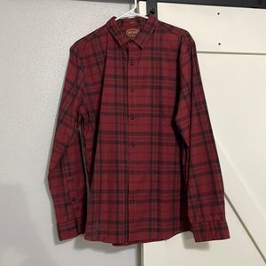 Red Ale by alesbury men’s long sleeve dress shirt